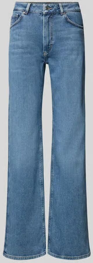 HUGO straight fit jeans van katoenmix model 'Gorinne'