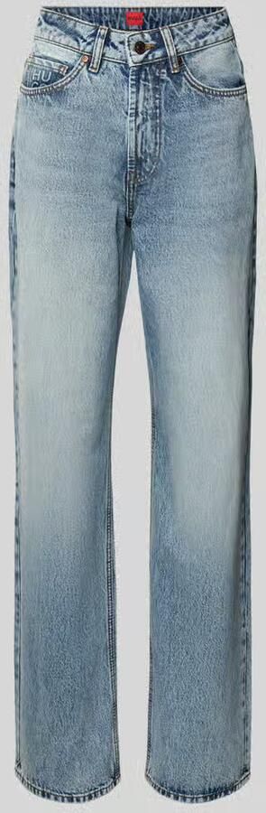 HUGO Straight fit jeans van puur katoen model '937_14'