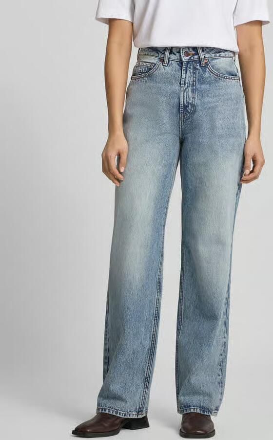 HUGO Straight fit Jeans van puur katoen Model '937_14' - Foto 3