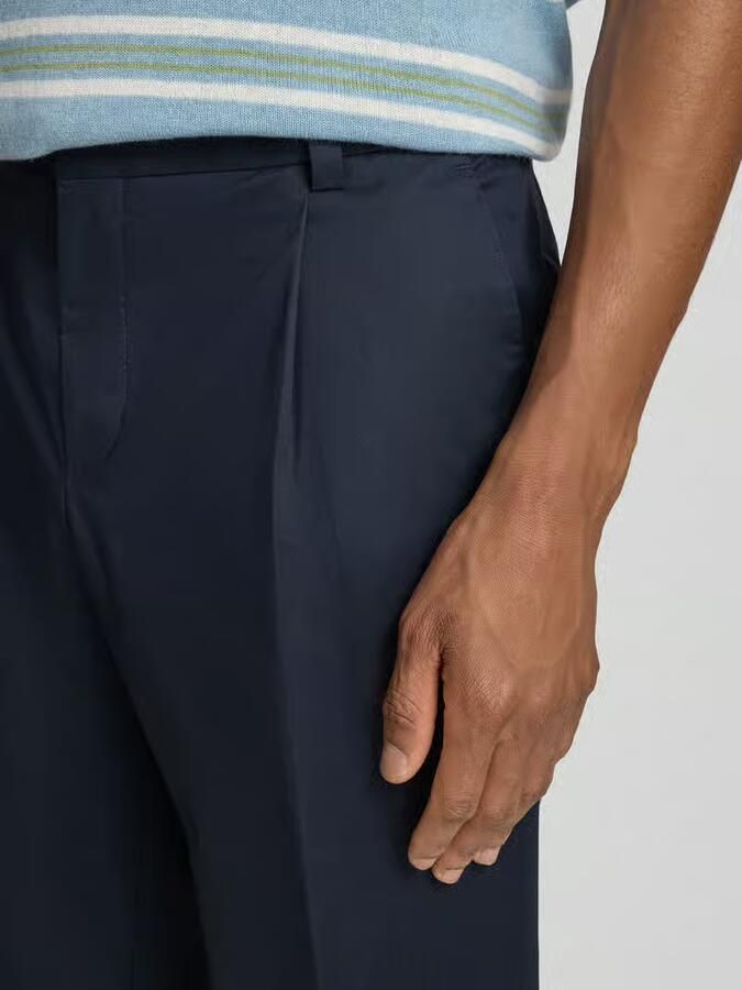 HUGO straight leg pantalon van katoenmix model 'GENRICH'