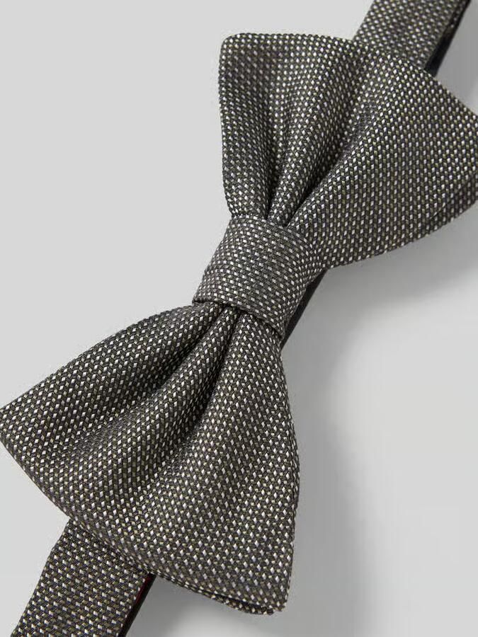 HUGO Strik van zuivere zijde model 'BOW TIE'