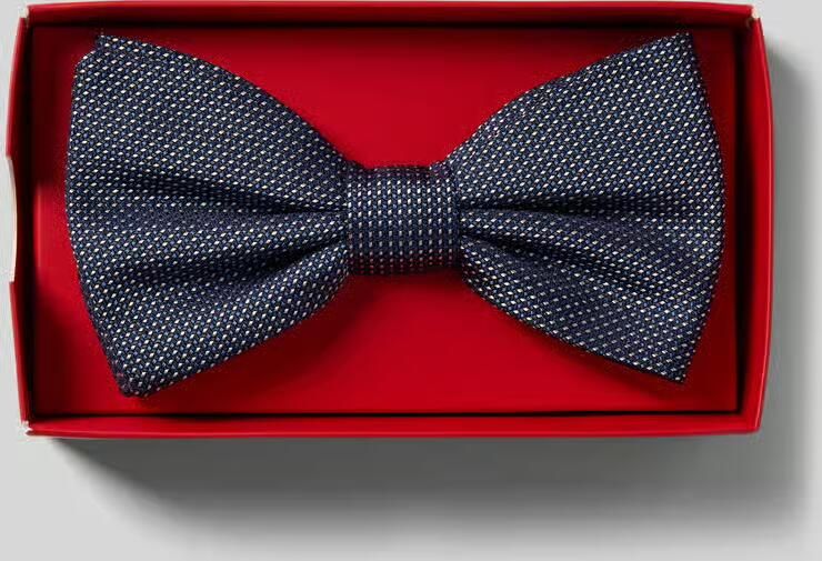 HUGO Strik van zuivere zijde model 'BOW TIE' - Foto 2