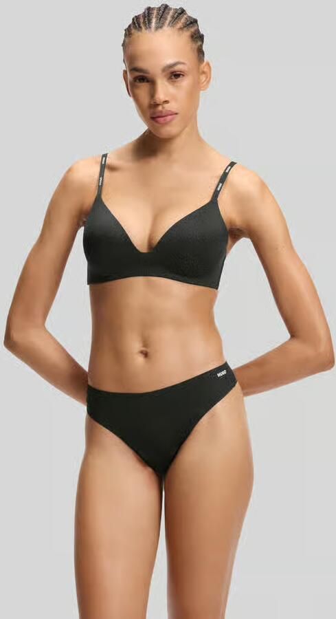 HUGO String in luipaardprint met all-over motief model 'SHADOW THONG' - Foto 2