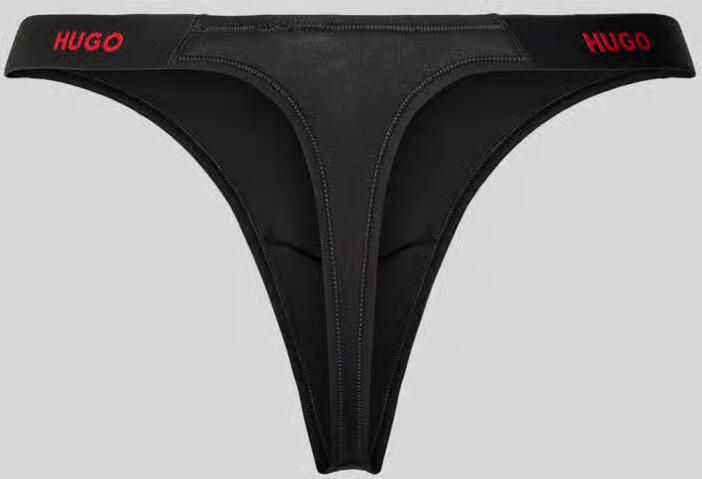 HUGO String met bandinzetten met label opzij model ' ID STRING' - Foto 3