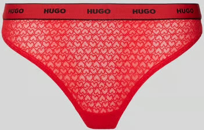 HUGO String met hartjesmotief model 'VALENTINE THONG' - Foto 2