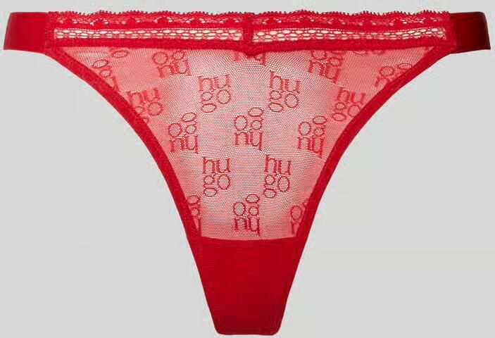 HUGO String met kant model 'SARTORIAL'