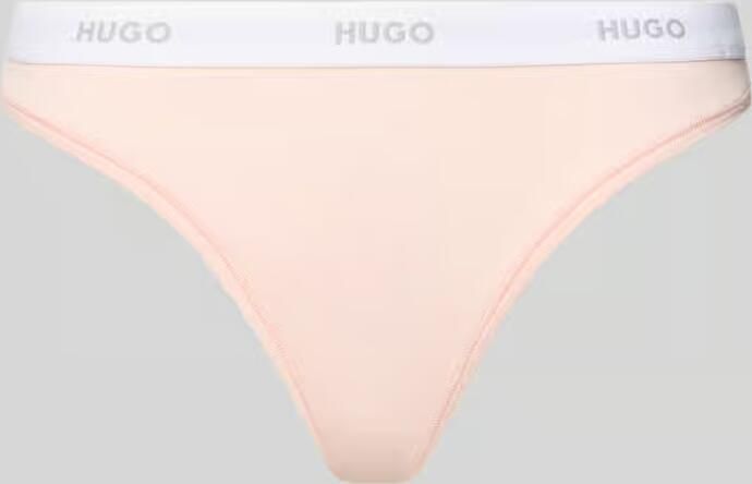 HUGO String van katoenmix model ' ID THONG'