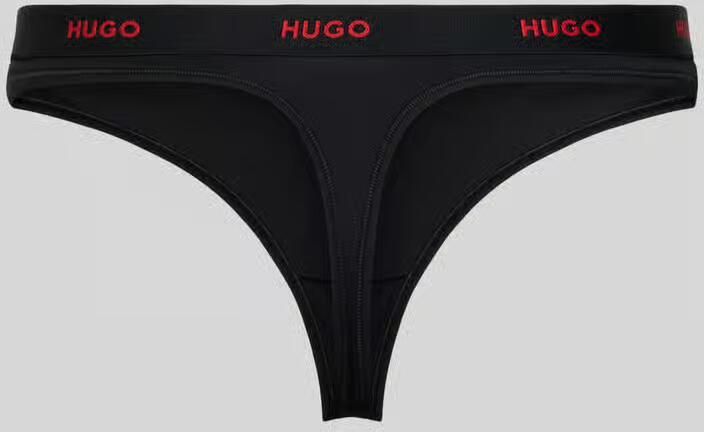 HUGO String van katoenmix model ' ID THONG' - Foto 3