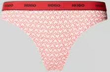HUGO String van katoenmix model 'THONG STRIPE PYP' - Foto 3
