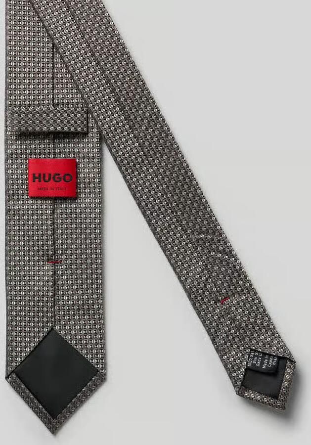 HUGO stropdas van pure zijde model 'TIE'
