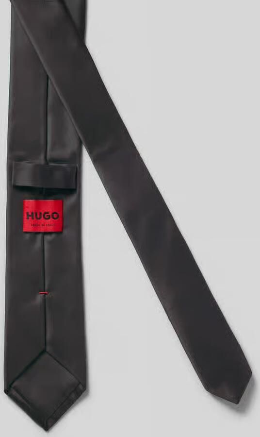 HUGO Stropdas van zijdemix model 'Tie cm 6'