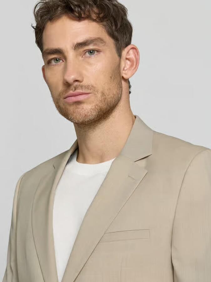 HUGO Super Slim Fit colbert van scheerwolmix model 'ARTI'