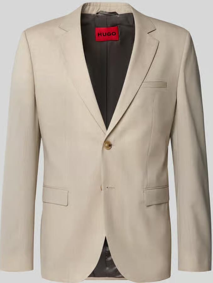 HUGO Super Slim Fit colbert van scheerwolmix model 'ARTI' - Foto 2