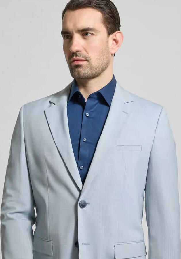 HUGO Super Slim Fit colbert van scheerwolmix model 'ARTI'