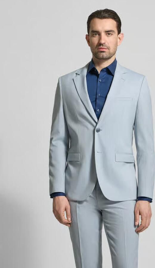 HUGO Super Slim Fit colbert van scheerwolmix model 'ARTI' - Foto 3