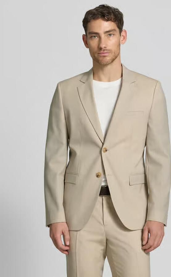 HUGO Super Slim Fit colbert van scheerwolmix model 'ARTI' - Foto 3