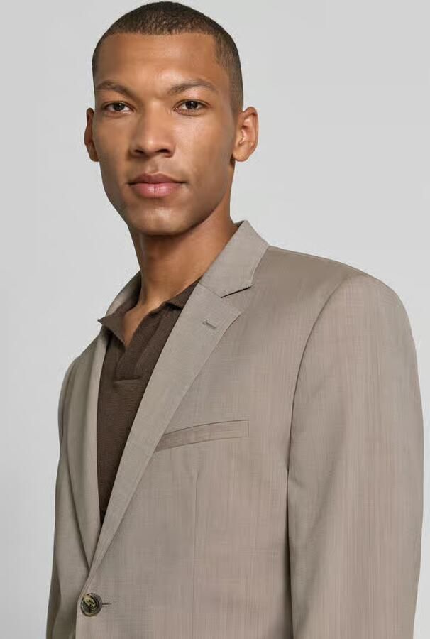 HUGO Super slim fit colbert van scheerwolmix model 'Arti253X'