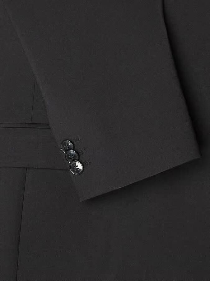 Hugo Boss Op Maat Gemaakte Bi-Stretch Formele Blazer Black Heren