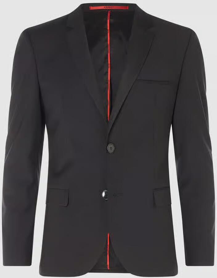 Hugo Boss Op Maat Gemaakte Bi-Stretch Formele Blazer Black Heren - Foto 2