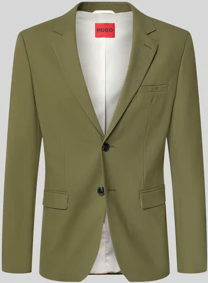 HUGO Super slim fit colbert van wolmix model 'Arti 253X'
