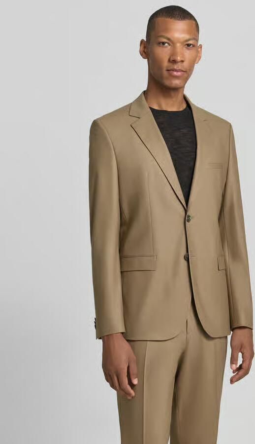 HUGO Super slim fit colbert van wolmix model 'Arti 253X' - Foto 3