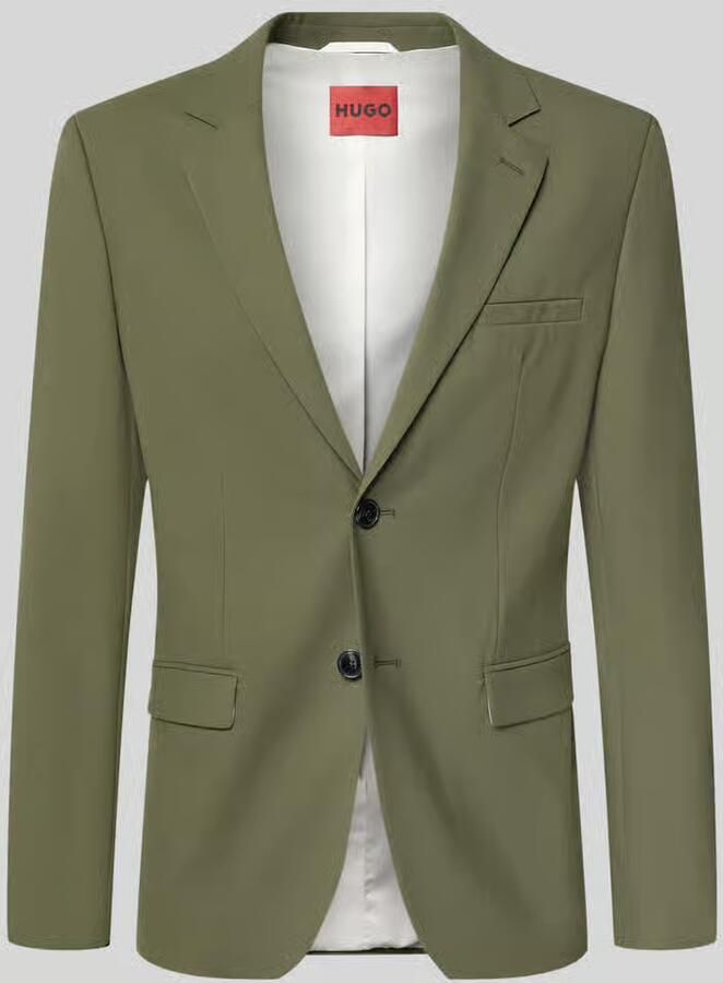 HUGO Super slim fit colbert van wolmix model 'Arti 253X' - Foto 2