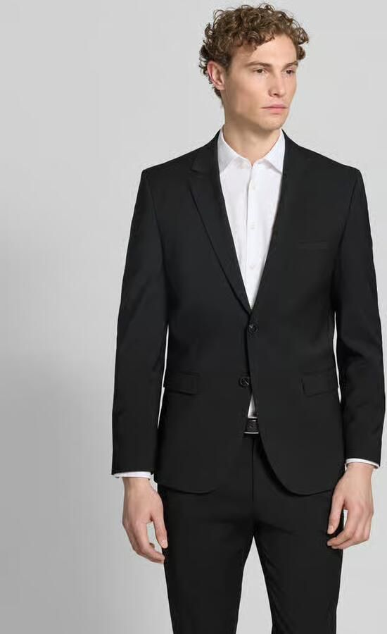 HUGO Super slim fit pak van wolmix model 'ARTI HESTEN'