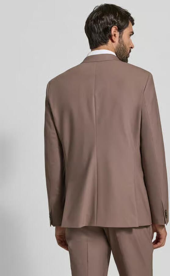 HUGO Super slim fit pak van wolmix model 'Hesten' - Foto 2
