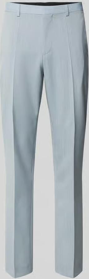 HUGO Super slim fit pantalon van scheerwolmix model 'HESTEN' - Foto 2