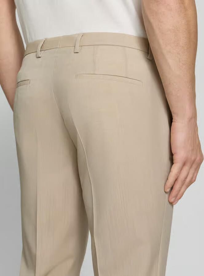 HUGO Super slim fit pantalon van scheerwolmix model 'HESTEN'