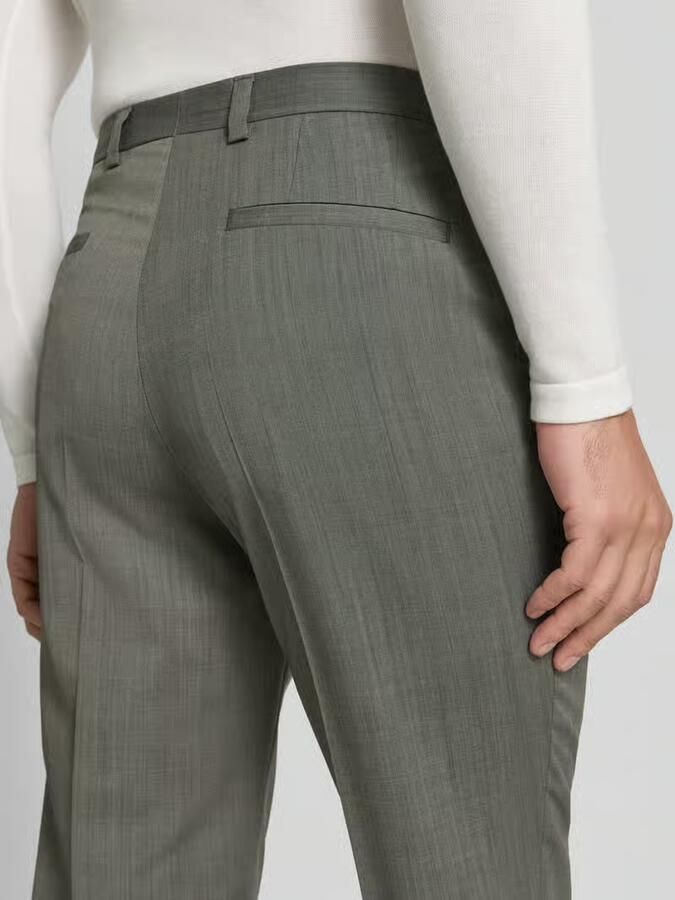 HUGO Super slim fit pantalon van scheerwolmix model 'HESTEN261F1X'