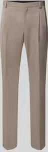 HUGO Super slim fit pantalon van scheerwolmix model 'Hesten261F1X'