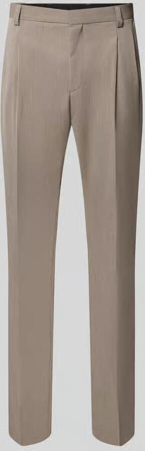 HUGO Super slim fit pantalon van scheerwolmix model 'Hesten261F1X' - Foto 2