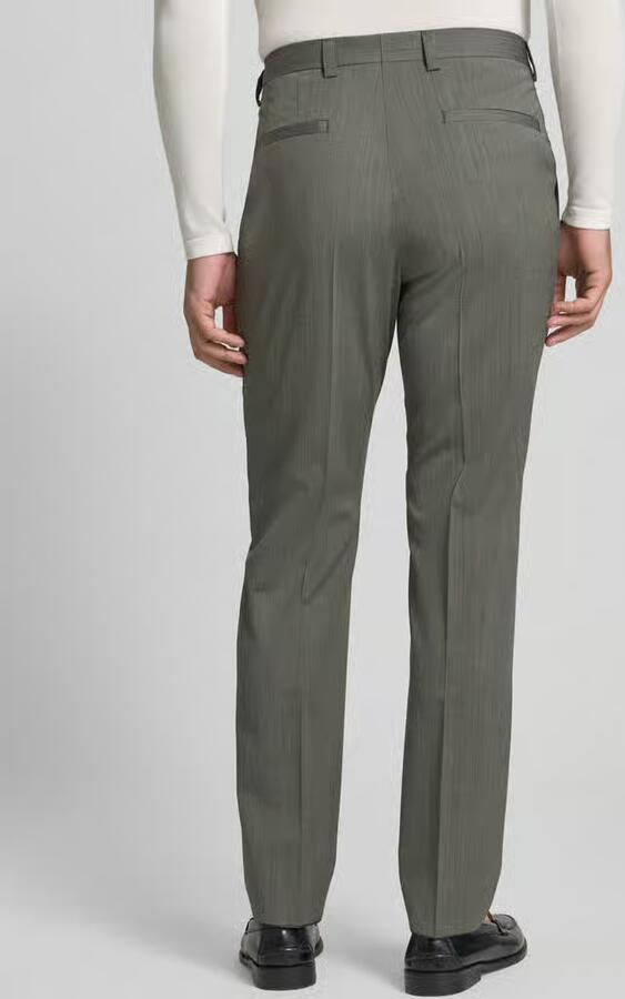 HUGO Super slim fit pantalon van scheerwolmix model 'HESTEN261F1X' - Foto 2