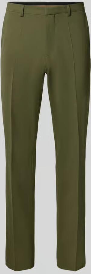 HUGO Super slim fit pantalon van wolmix model 'Hesten253X' - Foto 2