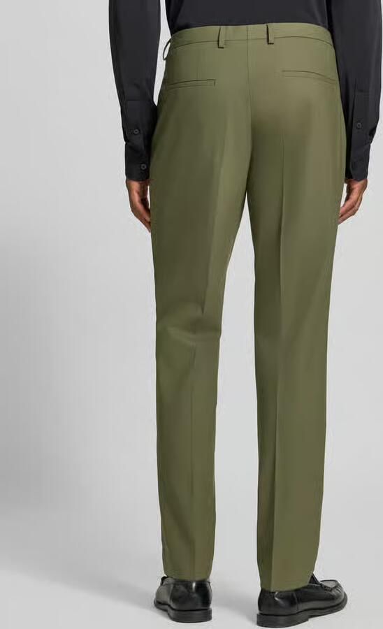 HUGO Super slim fit pantalon van wolmix model 'Hesten253X' - Foto 2