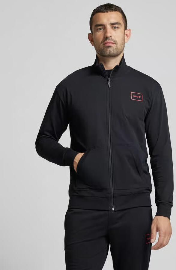 HUGO underwear Sweatvest Laze Zip Jacket met zakken opzij - Foto 13