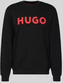 HUGO Sweatshirt met labeldetail model 'Dem' - Foto 2