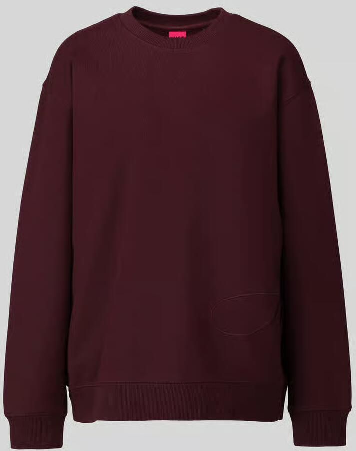 HUGO Sweatshirt met zijdelingse naadvoering