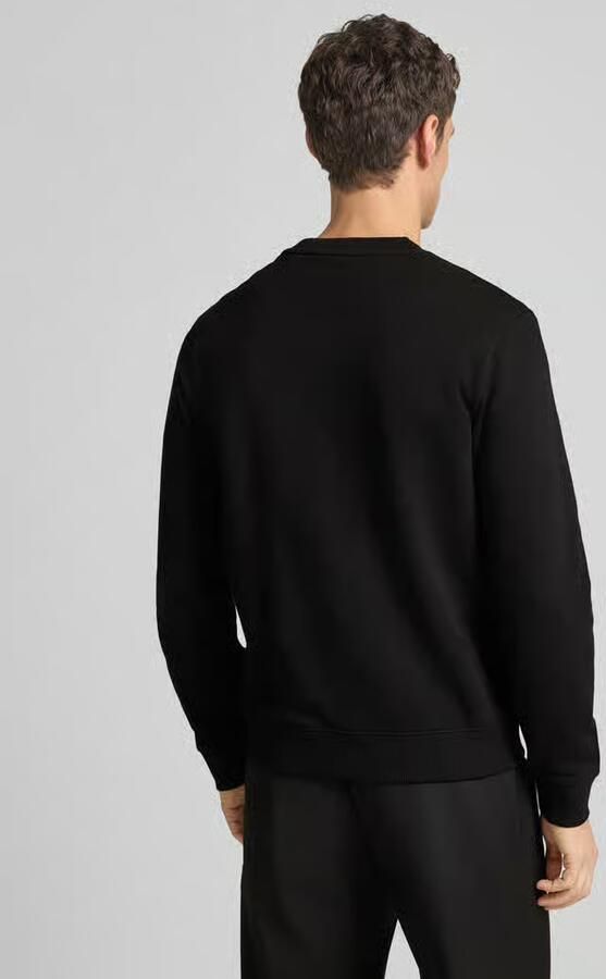 Hugo Boss Casual French Terry Sweatshirt Black Heren - Foto 3