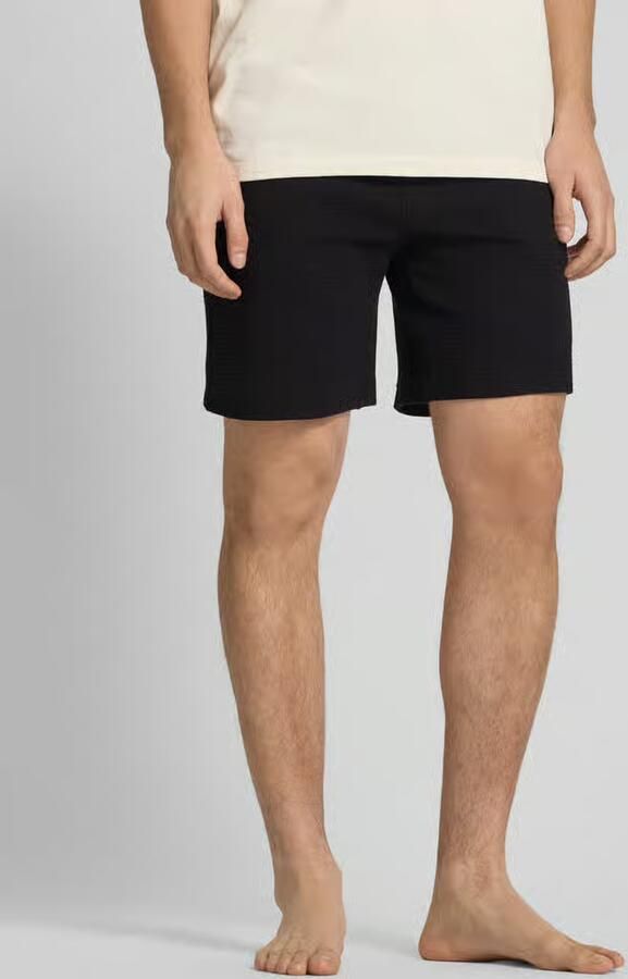 HUGO Regular fit sweatshorts met structuurmotief model 'Austin' - Foto 18