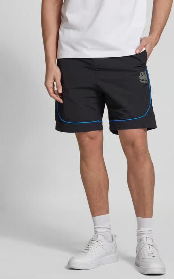 HUGO Sweatshorts met elastische band model 'Garat' - Foto 2
