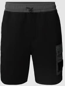 HUGO Sweatshorts met labelpatch model 'Dowen'