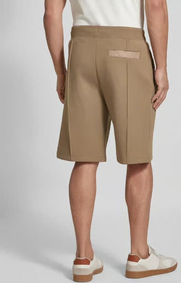 HUGO Sweatshorts met labelprint model 'Dilmos' - Foto 3