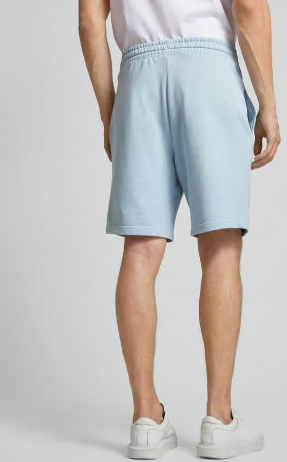 HUGO Sweatshorts met labelprint model 'Nomario'