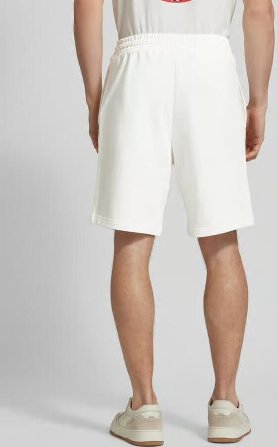HUGO Sweatshorts met labelprint model 'Nomario'