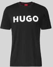 HUGO T-shirt met labelopschrift model 'DULIVIO' - Foto 3