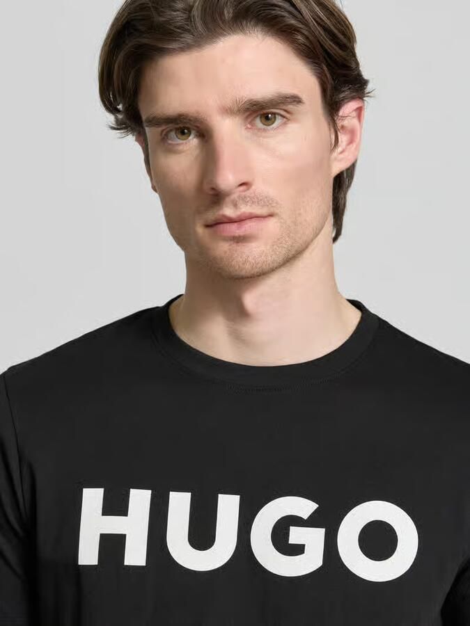 HUGO T-shirt met labelopschrift model 'DULIVIO' - Foto 2
