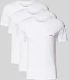 HUGO T-shirt met labelprint in een set van 3 stuks - Foto 3