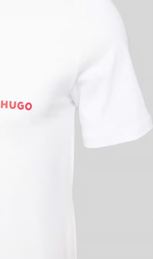 HUGO T-shirt met labelprint in een set van 3 stuks - Foto 2